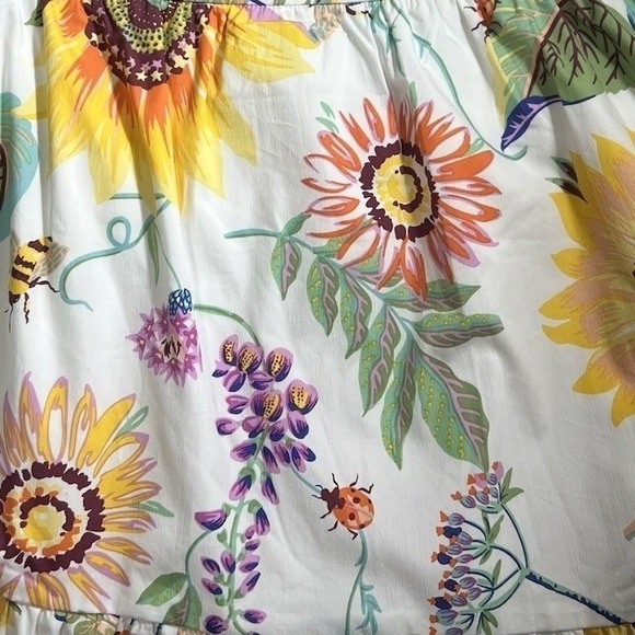 Elie Tahari Maxi Skirt NWT SUNFLOWER Floral Long M‎ Western Fairy Cottage BOHO - Picture 4 of 12